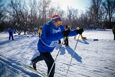 Оренбургские парламентарии на «Лыжне России»