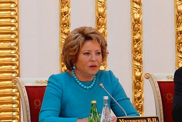 Валентина Матвиенко поздравила депутатов с Днем российского парламентаризма