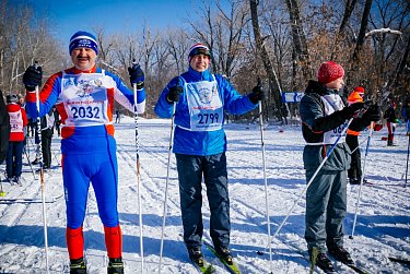 Оренбургские парламентарии на «Лыжне России»