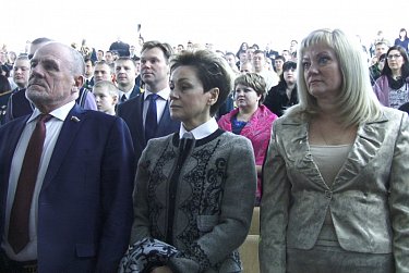 На празднике защитников страны