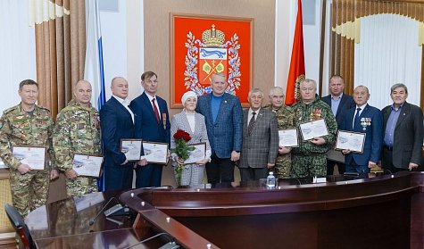 Ветераны «Боевого братства» отмечены наградами Законодательного Собрания