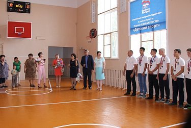 В День знаний в школах области открылись обновленные спортзалы