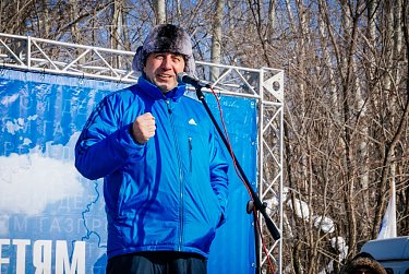 Оренбургские парламентарии на «Лыжне России»