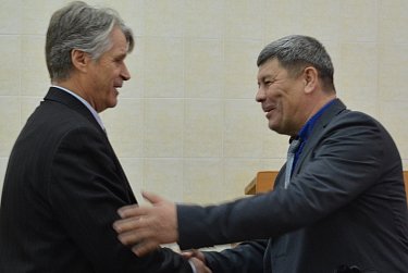 Александр Жарков встретился с преподавателями и студентами ОГАУ