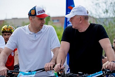 В Оренбурге состоялся традиционный заезд велосипедистов