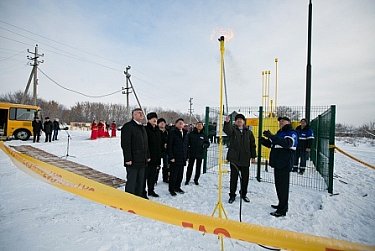 В село Жданово пришел долгожданный газ