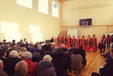 Александр Жарков на встрече с шарлычанами