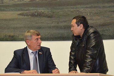 На встрече с коллективом комбината «Оренбургские минералы»