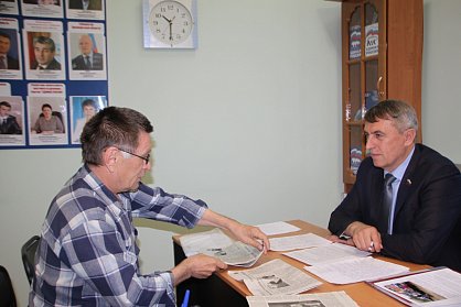 На приеме у Владимира Шевченко