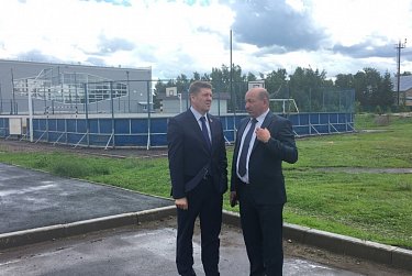 Андрей Шевченко побывал в Октябрьском районе