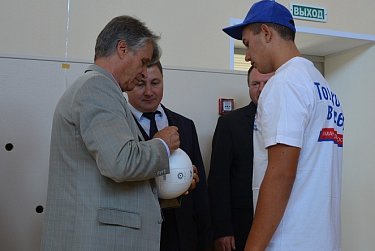 В Новомусинской школе открыт спортивный зал