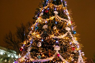 Открытие главного символа Нового года