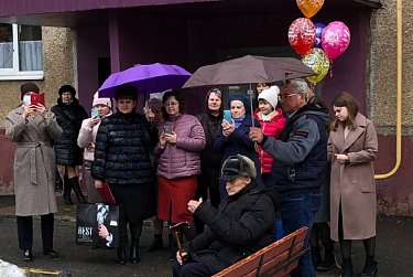 Ветерана поздравили с юбилеем