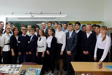 Сергей Романенко провел экологический урок