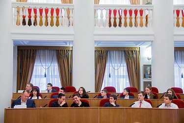 Открытый урок ведет Александр Куниловский