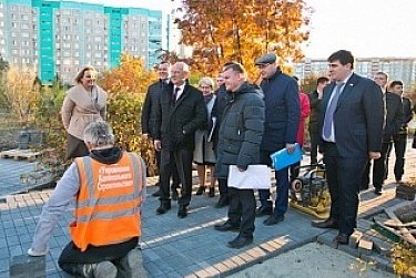 «Формирование комфортной городской среды» идет в Оренбурге полным ходом