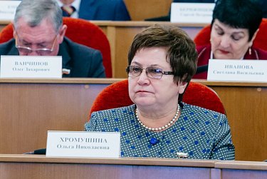 На заседании Законодательного Собрания