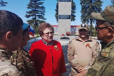 Патриотическая акция прошла в Плешаново