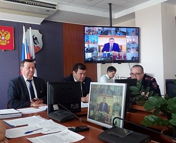 Ермек Алкулов принял участие в заседании штаба народных дружин