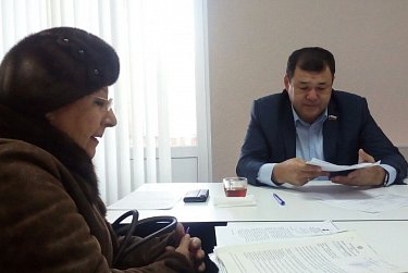 На приеме у депутата Ермека Алкулова