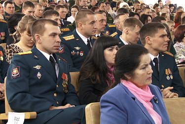 На празднике защитников страны