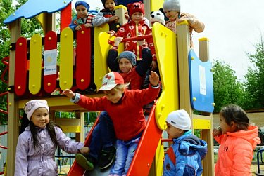 Игровая площадка для сельских ребят