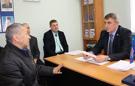 На приеме у Владимира Шевченко