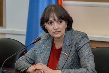 Студенты на экскурсии в областном парламенте