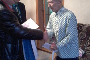 В гостях у фронтовика