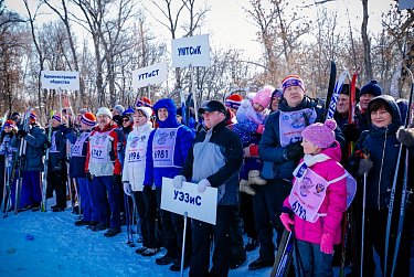 Оренбургские парламентарии на «Лыжне России»