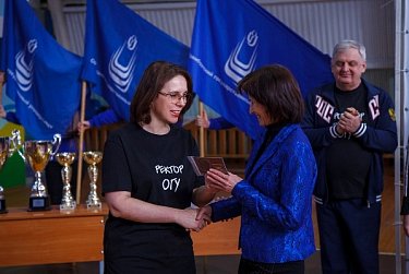 Жанна Ермакова приветствовала участников спартакиады «Бодрость и здоровье»