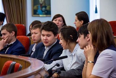 Открытый урок ведет Александр Куниловский