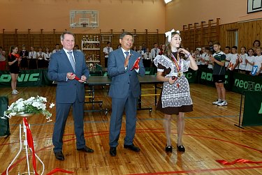 В Павловском лицее открылся реконструированный спортзал